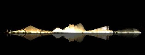 В Каспийском море появятся здания-горы