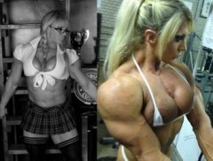 Анорексичка стала  крутой бодибилдершей