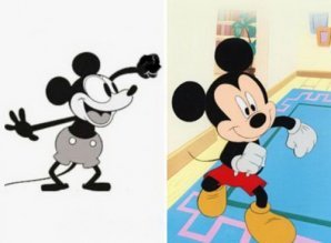 Диснеевские герои в самом начале