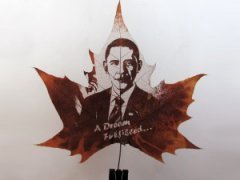 Китайцы делают на листьях настоящие шедевры