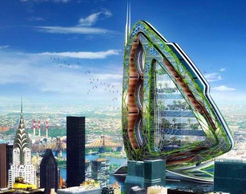 В Нью-Йорке построят сельхоз-небоскреб «Стрекоза»