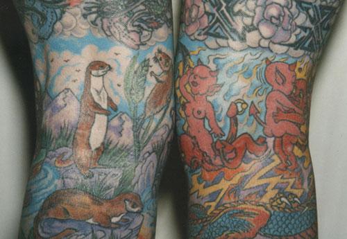 Татуированная пенсионерка шокировала берлинский фестиваль тату