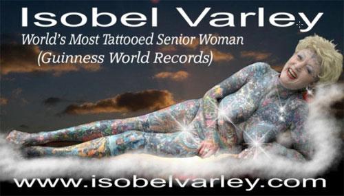 Татуированная пенсионерка шокировала берлинский фестиваль тату