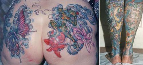 Татуированная пенсионерка шокировала берлинский фестиваль тату