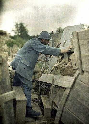 Фотографии  времен Первой мировой войны в цвете