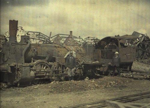 Фотографии  времен Первой мировой войны в цвете