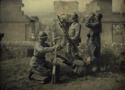 Фотографии  времен Первой мировой войны в цвете