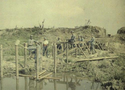 Фотографии  времен Первой мировой войны в цвете