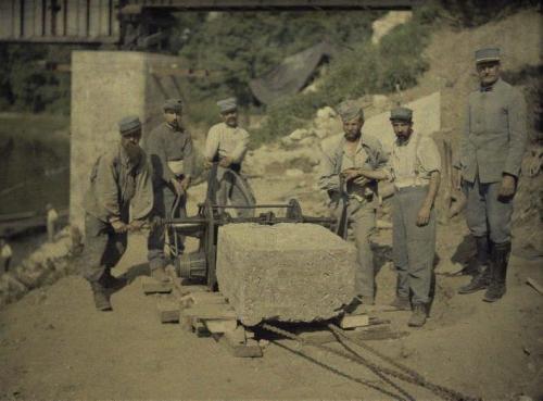 Фотографии  времен Первой мировой войны в цвете