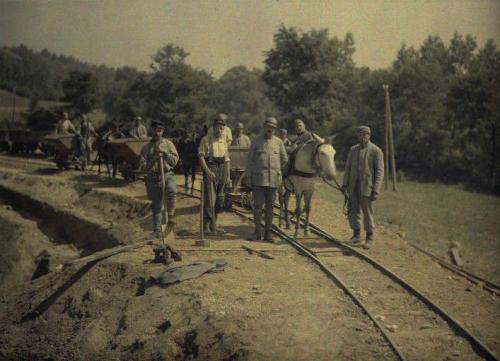 Фотографии  времен Первой мировой войны в цвете