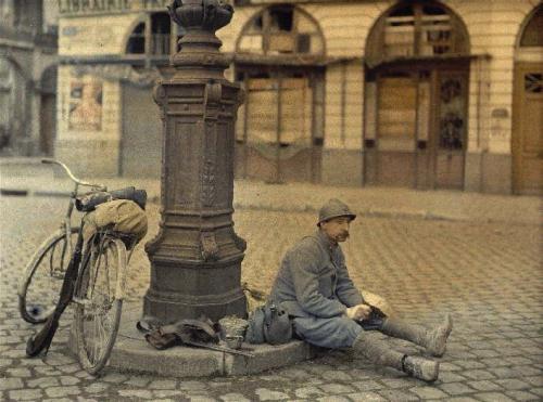 Фотографии  времен Первой мировой войны в цвете