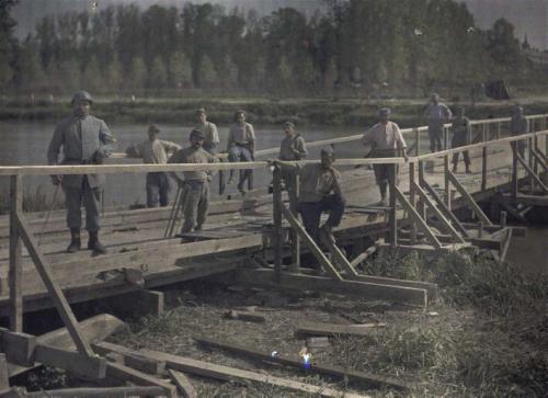 Фотографии  времен Первой мировой войны в цвете