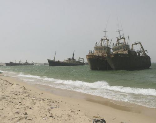 Нуадибу – самое большое в мире кладбище кораблей