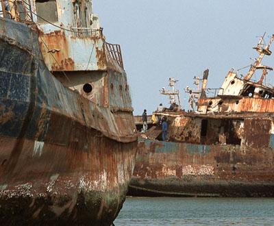 Нуадибу – самое большое в мире кладбище кораблей