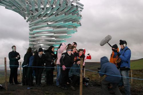 Дерево-орган сообщает людям мелодии ветра