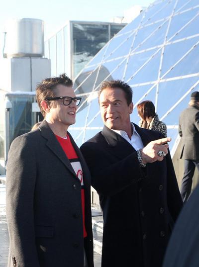 Арнольд Шварценеггер готовится к Олимпиаде в Сочи