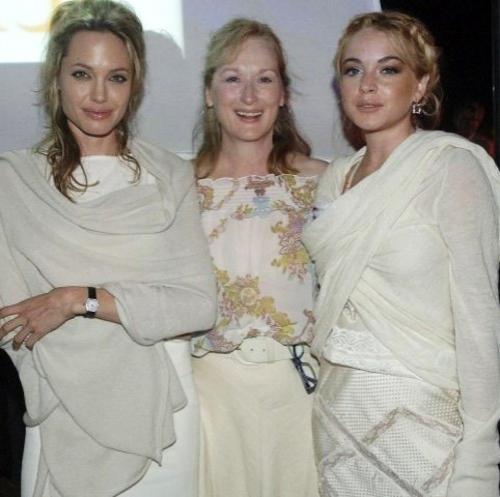 Анджелина Джоли с «коллегами по цеху»