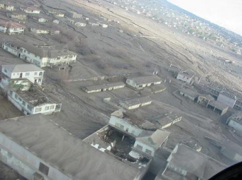 Плимут — город, погребенный под пеплом вулкана