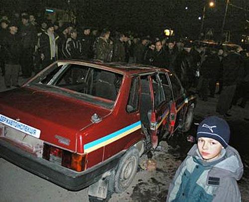 В Тернополе толпа едва не линчевала пьяного водителя