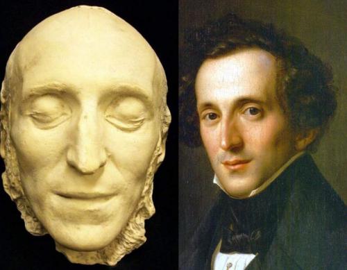 Посмертные маски великих людей