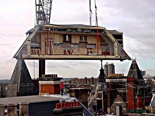 Дома, которые строят на крышах