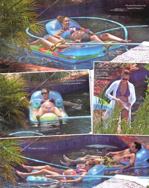 Джессика Альба накануне родов показала свой живот