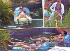 Джессика Альба накануне родов показала свой живот