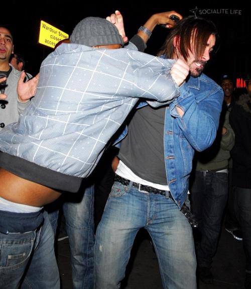 Двойника Колина Фаррела запинали в Лондоне