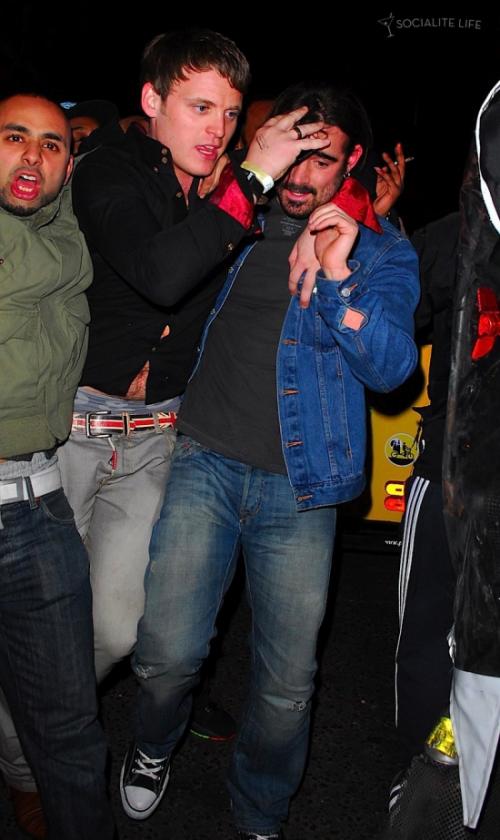 Двойника Колина Фаррела запинали в Лондоне