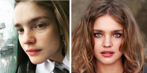 Как выглядят супермодели без макияжа