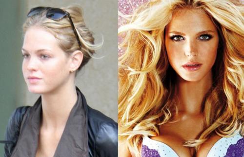 Как выглядят супермодели без макияжа