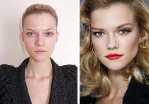 Как выглядят супермодели без макияжа