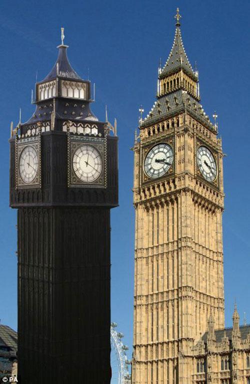 Итальянские кондитеры построили шоколадный Биг Бен