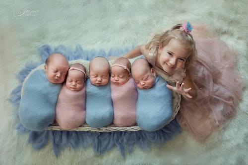 37-летняя жительница Одессы родила пятерых малышей
