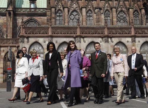 Первые леди вышли в большой свет