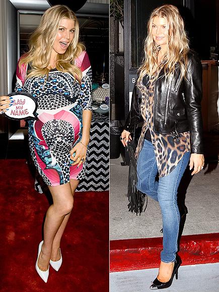 Формы знаменитостей до и после родов