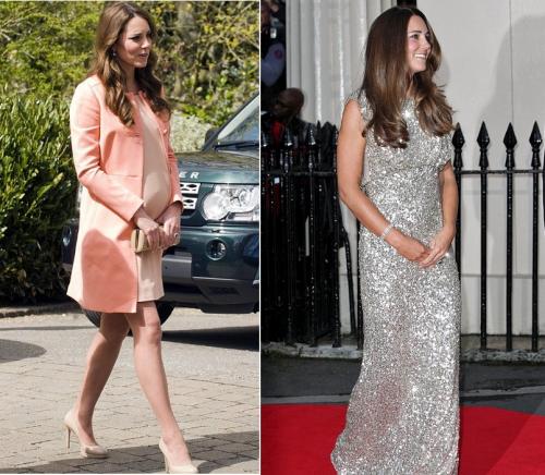 Формы знаменитостей до и после родов