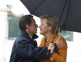 Поцелуи Саркози не понравились Ангеле Меркель