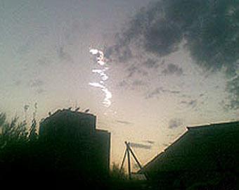 Жители Душанбе увидели в небе надпись "Аллах"