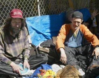 Американские бомжи подрались из-за квантовой физики