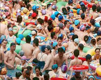 В Китае установлен мировой рекорд по массовому купанию