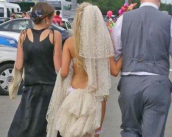 Свадебное платье россиянки стало веб-сенсацией