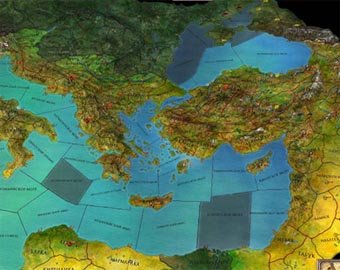 Создана миниатюрная трёхмерная карта мира