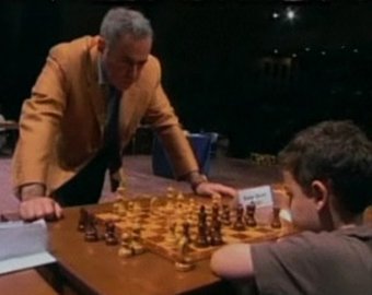 Каспаров едва не проиграл шахматную партию 8-летнему израильскому мальчику
