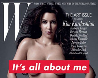 Ким Кардашьян разделась для модного журнала
