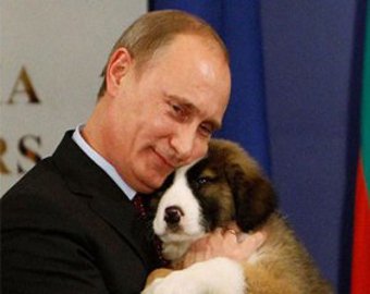Путин выбрал имя щенку, которого подарил болгарский премьер