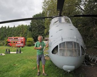 Британец откроет отель в военном вертолете