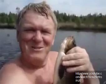 Рыбак из Вологды прославился в Рунете благодаря "рыбе мечты"