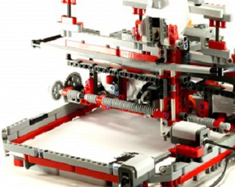 Подросток создал принтер из LEGO