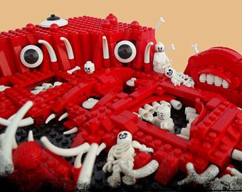 Художник воссоздал 9 кругов Ада из Lego